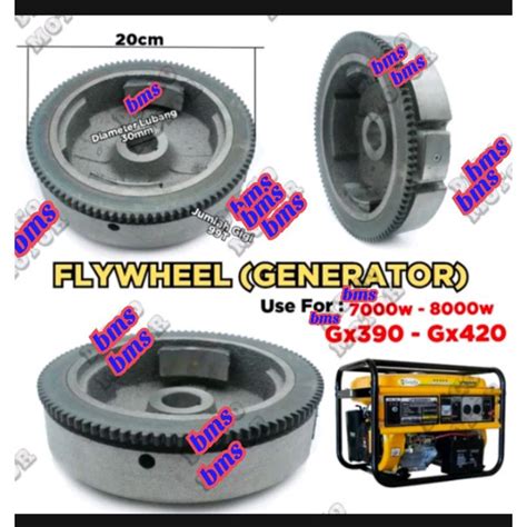 Jual Flywheel Magnit Roda Angin Mesin Tipe Gx390 Starter Genset 7000w