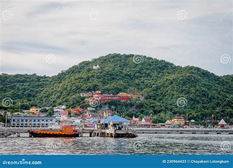 Passenger Ship To Koh Sichang Island With Full Load Of Passengers