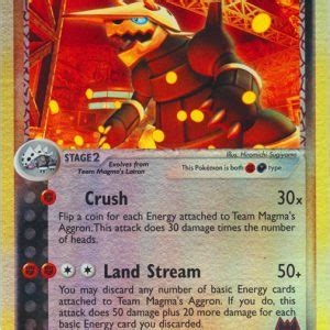 Pokémon EX Team Magma Vs Team Aqua Card 14 Team Aquas Crawdaunt