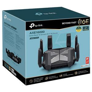 Buy TP Link Archer AXE300 AXE16000 Quad Band Wi Fi 6E Router ARCHER