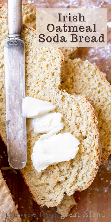 Irish Oatmeal Soda Bread • Authentic Recipe