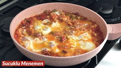 Sucuklu Menemen Naciye Kesici Yemek Tarifleri Youtube