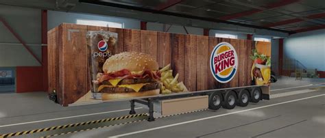 Trailer Burger King - SCS trailers + Krone + AI for Euro Truck ...