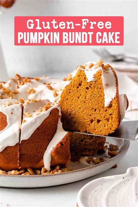 Gluten Free Pumpkin Bundt Cake Easy Recipe Dairy Free Option Wheat By The Wayside