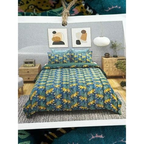 The World Traveler Collection Bedding Tibetan Tiger Hand Printed