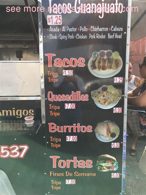 Online Menu Of Tacos Guanajuato Restaurant Kearns Utah 84118 Zmenu