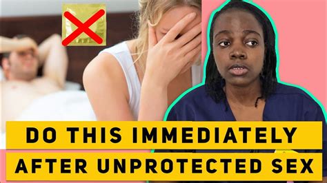 How To Prevent Pregnancy And Sti After Unprotected Sex Sti Unwantedpregnancy Hiv Youtube