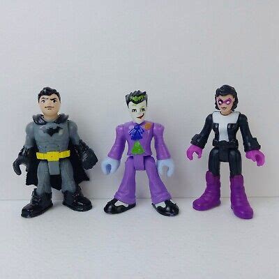 Imaginext DC Super Friends Lot Figures Bruce Wayne Batman The Joker The