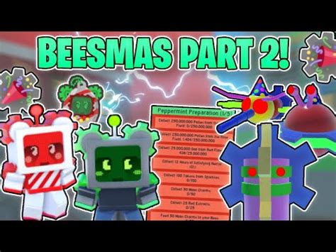 Beesmas Part Two New Ornaments Quests Roblox Bee Swarm Simulator