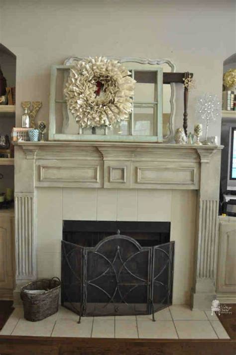 30 Paint Fireplace Mantel Ideas DECOOMO