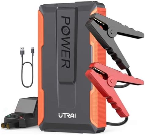 UTRAI Jump Starter 2000A Portable Jump Starter Up To 7 5L Gas And 5