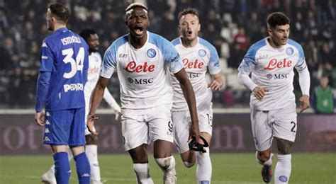 Serie A Roundup: Napoli avoids letdown at Empoli after collapse last season