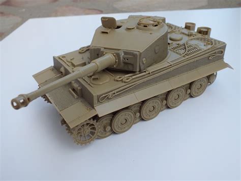 Tiger I Late version tamiya 1 35 début de patine