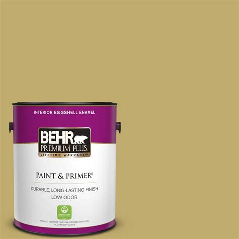 BEHR PREMIUM PLUS 1 Gal M310 5 Chilled Wine Eggshell Enamel Low Odor