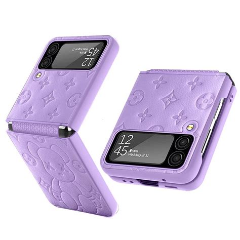 Purple Samsung Z Flip Girly Phone Cases Flip Phone Case Pretty