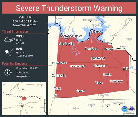 Nws Severe Tstorm On Twitter Severe Thunderstorm Warning Including