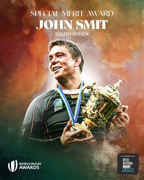 Special Merit Award John Smit Rrugbyunion