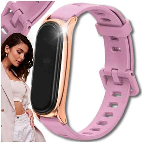 Pi Kna R Owa Opaska Do Xiaomi Mi Band Pasek Duo Kolory Solidne