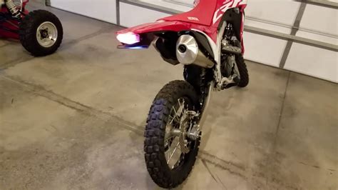 Crf L Integrated Tail Light Fender Eliminator Youtube