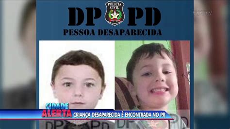 Criança Desaparecida é Encontrada No Paraná Youtube