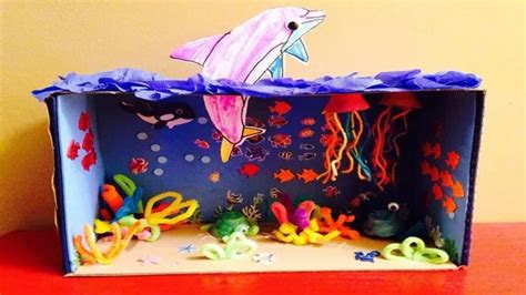 How To Make An Aquarium At Home With A Shoebox Step By Step Guide