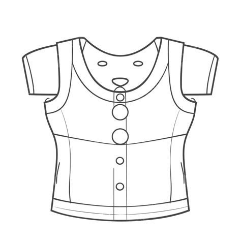 Drawing Of An Unfinished Jacket Outline Sketch Vector Torso Drawing