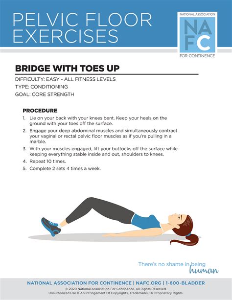 Bridge With Toes Up Exercises For Prenatal Care Hhp 200 Fhsu