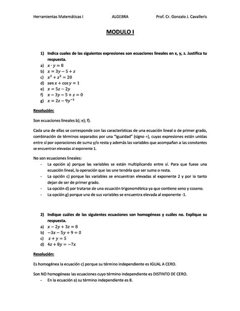 Modulo I Practicos Resolucion Herramientas Matem Ticas I