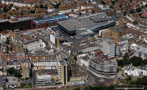 Folkestone Town Centre From The Air Aerial Photographs Of Great