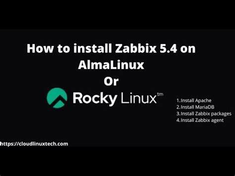 How To Install Zabbix On Rocky Linux Or Almalinux Update Youtube