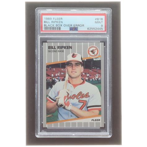 Bill Ripken 1989 Fleer #616E DP (PSA 9) | Pristine Auction