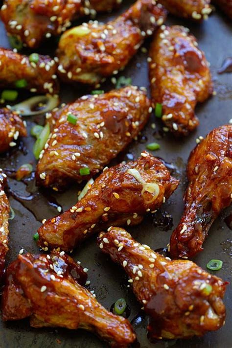 Crazy Yummy Baked Korean Chicken Wings With Sweet And Savory Korean Red Pepper Sauce Finger