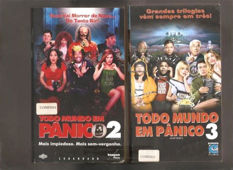 Vhs Todo Mundo Em Panico 2 E 3 Originais Legendados MercadoLivre