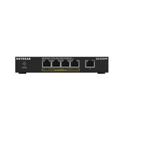 Netgear Gs Pp Port Gigabit Ethernet Soho Unmanaged Switch With