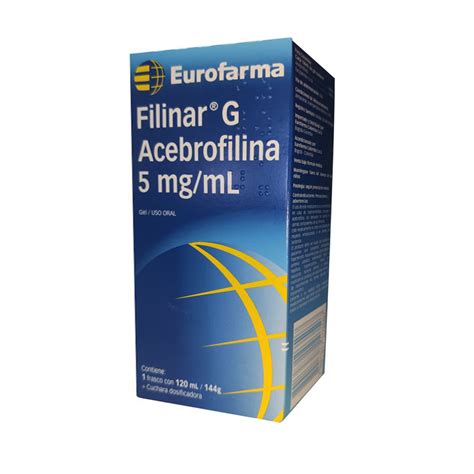 Droguer A La Econom A Filinar G Acebrofilina Mg Ml Gel Oral