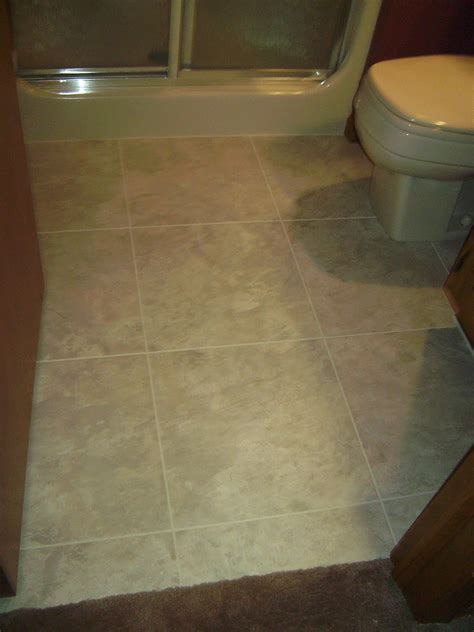 Knapp Tile and Flooring, Inc.: Luxury Vinyl Tile Bathroom Floor