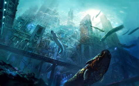 Underwater City Wallpapers - Wallpaper Cave