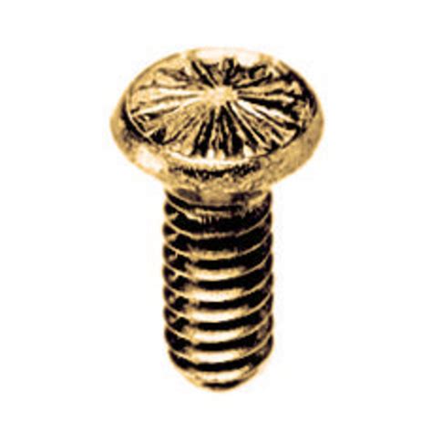 Screw Tamper Proof Brass 038