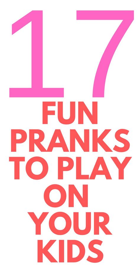 17 Last Minute April Fools' Day Pranks - Stylish Life for Moms | Good pranks, Pranks for kids ...