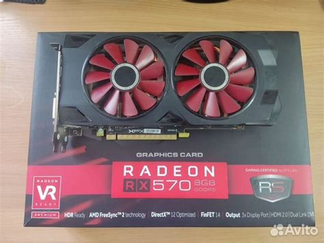 Видеокарта Xfx Amd Rx 570 8gb купить в Комсомольске на Амуре Электроника Авито