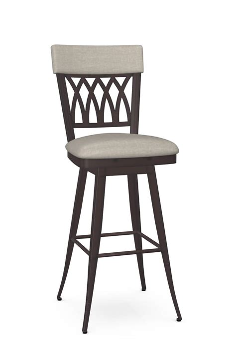 Buy Amisco S Oxford Swivel Bar Stool With X Design Free Shipping