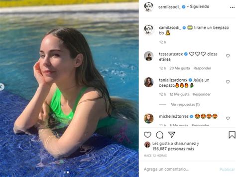 Las Fotos De Camila Sodi Que Causaron Euforia En Instagram En Bikini Y Con Una Imagen Juvenil