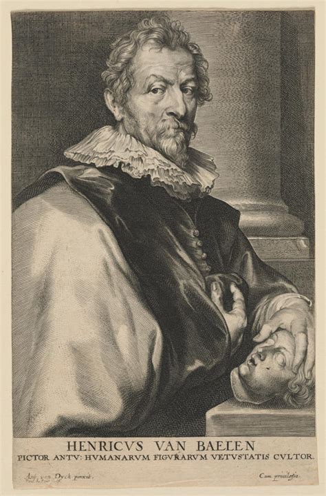 Portrait Of Hendrick Van Balen Risd Museum