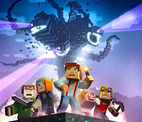 Minecraft Story Mode Wither Storm Jesse Petra Reuben Olivia Axel