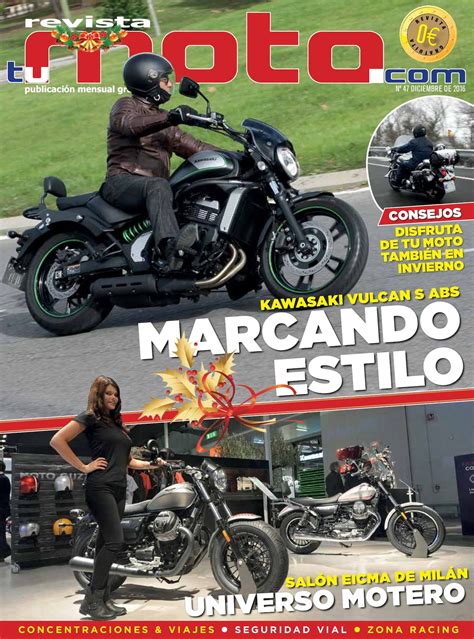 Calaméo Nº 47 Revista Tu Moto Mes De Diciembre De 2016