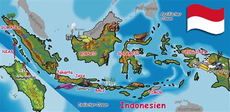 Indonesien Inseln Karte Deutschlandkarte 2023