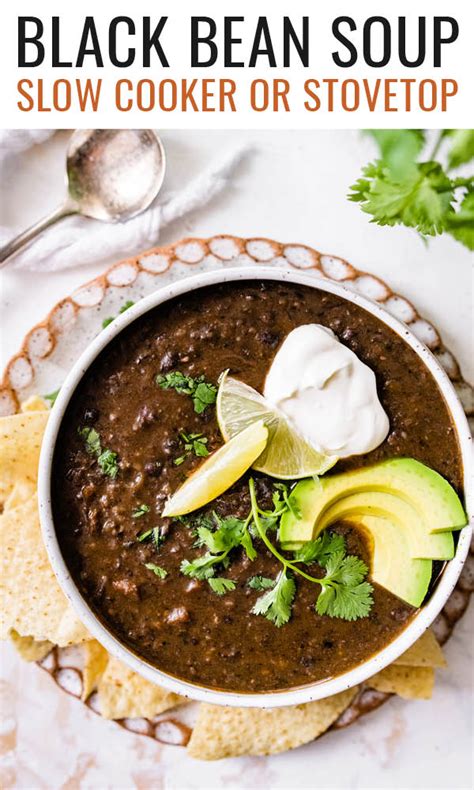 Simple Black Bean Soup Consuming Chicken Meals The Daily Inserts