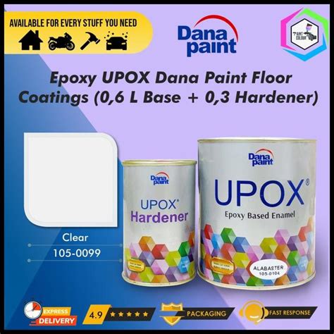 Jual Cat Lantai Epoxy Upox Dana Paint All Colour Floor Coatings