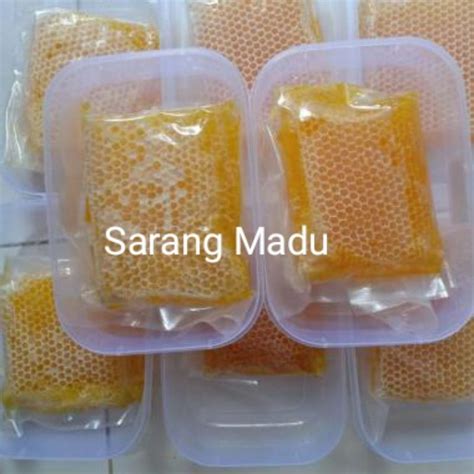 Jual Sarang Madu 250 Gram Madu Sarang Madu Murni Madu Asli MADU SARANG