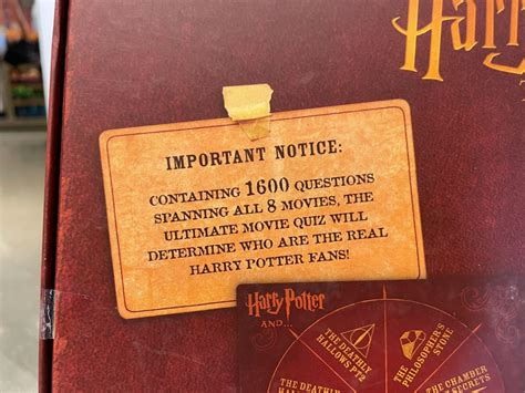 New Harry Potter Ultimate Movie Quiz Board Game Apparates Into